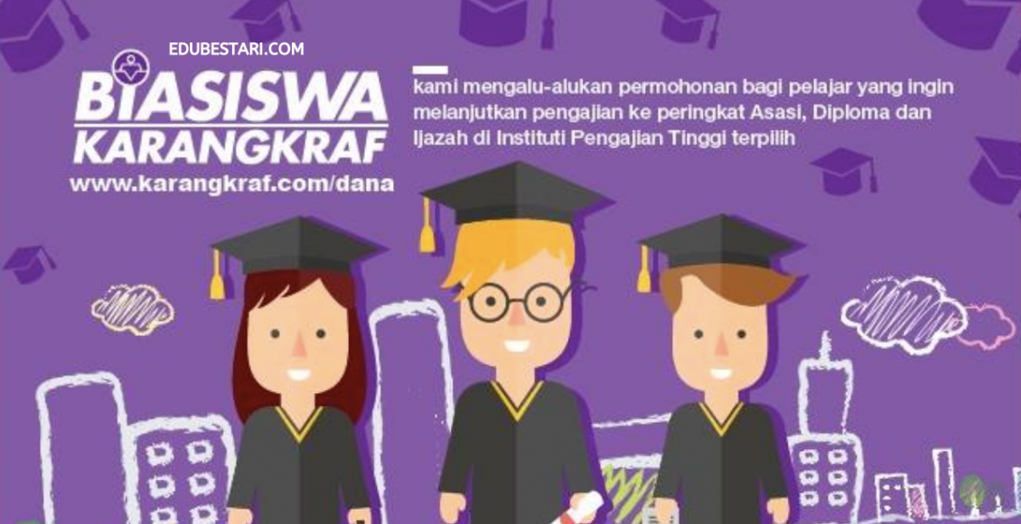 Permohonan Biasiswa Karangkraf 2021 Terbuka Buat Lepasan SPM, STPM & Diploma