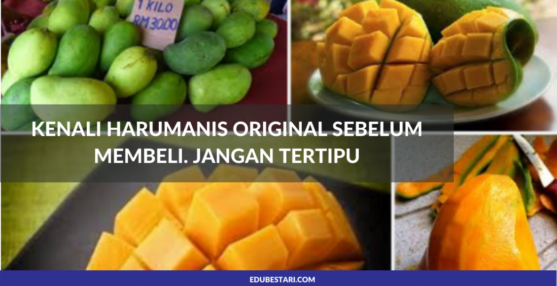 Kenali Harumanis Original Sebelum Membeli. Jangan Tertipu