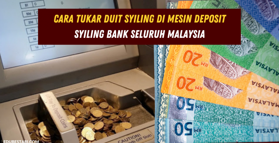 Cara Tukar Duit Syiling Di Mesin Deposit Syiling Bank Seluruh Malaysia