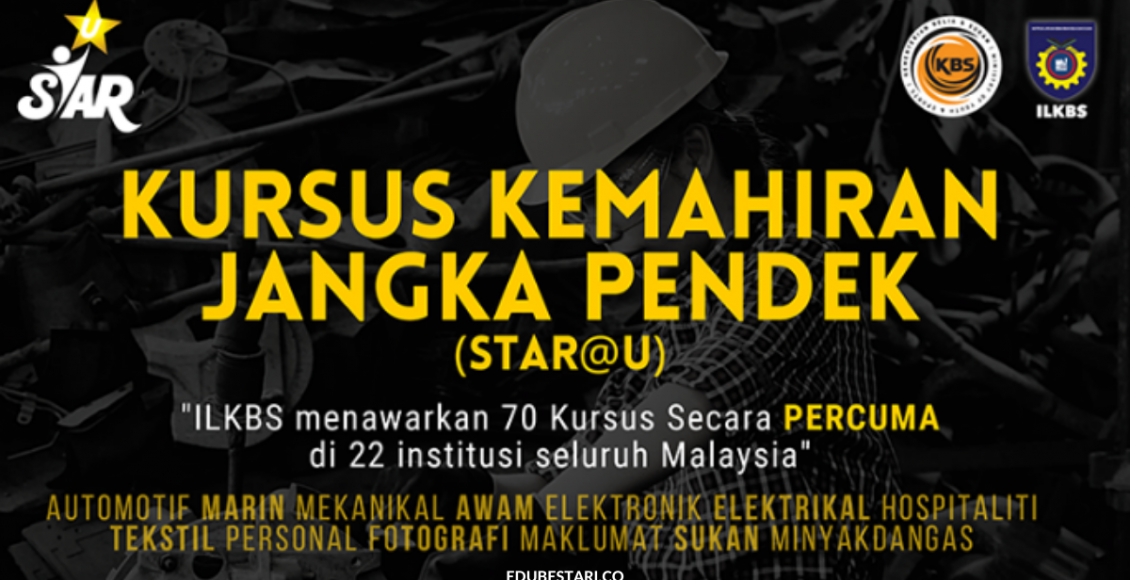 Permohonan Kursus Kemahiran Jangka Pendek ILKBS Secara Percuma Buat Lepasan SPM