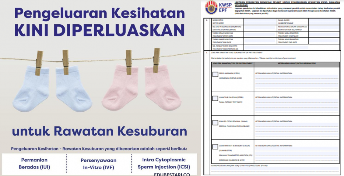 Kini Anda Boleh Buat Pengeluaran KWSP Untuk Rawatan Kesuburan. Ini Caranya
