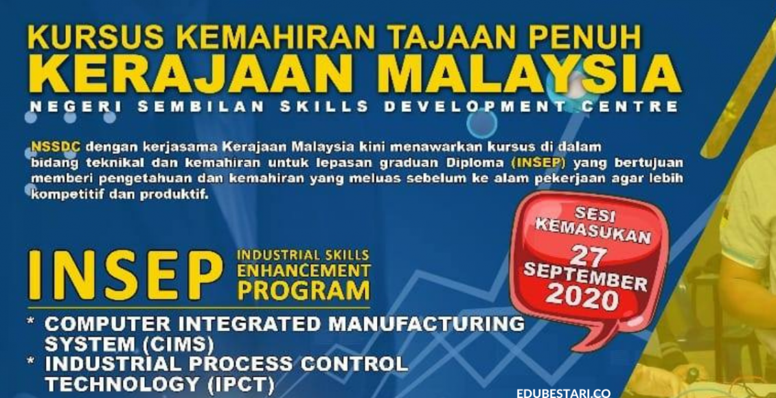 Pendaftaran Kursus Kemahiran Teknikal Percuma Tajaan Penuh Kerajaan Malaysia