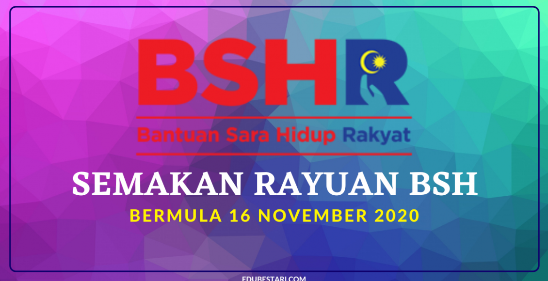 Semak Status Rayuan BSH 2020 Mulai 16 November Secara Online