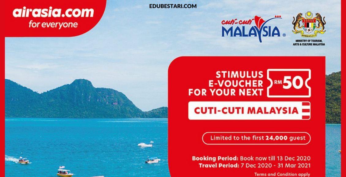 Tebus E-baucar RM50 AirAsia Sekarang Untuk Penerbangan Domestik AirAsia Malaysia