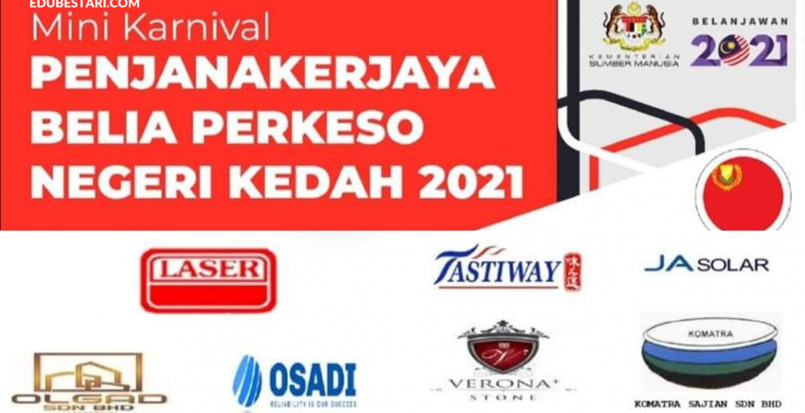 Mini Karnival Penjanakerjaya Belia 2021 PERKESO Kedah. Daftar Sekarang