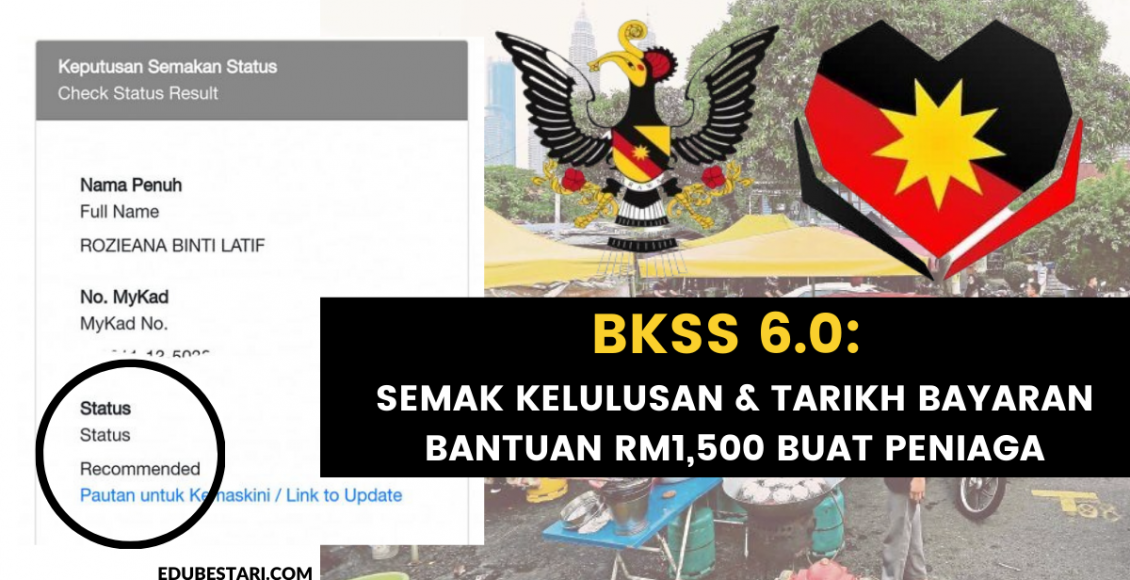 BKSS 6.0: Semak Kelulusan & Tarikh Bayaran Bantuan RM1,500 Buat Peniaga