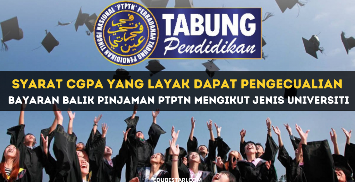 Syarat CGPA Yang Layak Dapat Pengecualian Bayaran Balik Pinjaman PTPTN Mengikut Jenis Universiti
