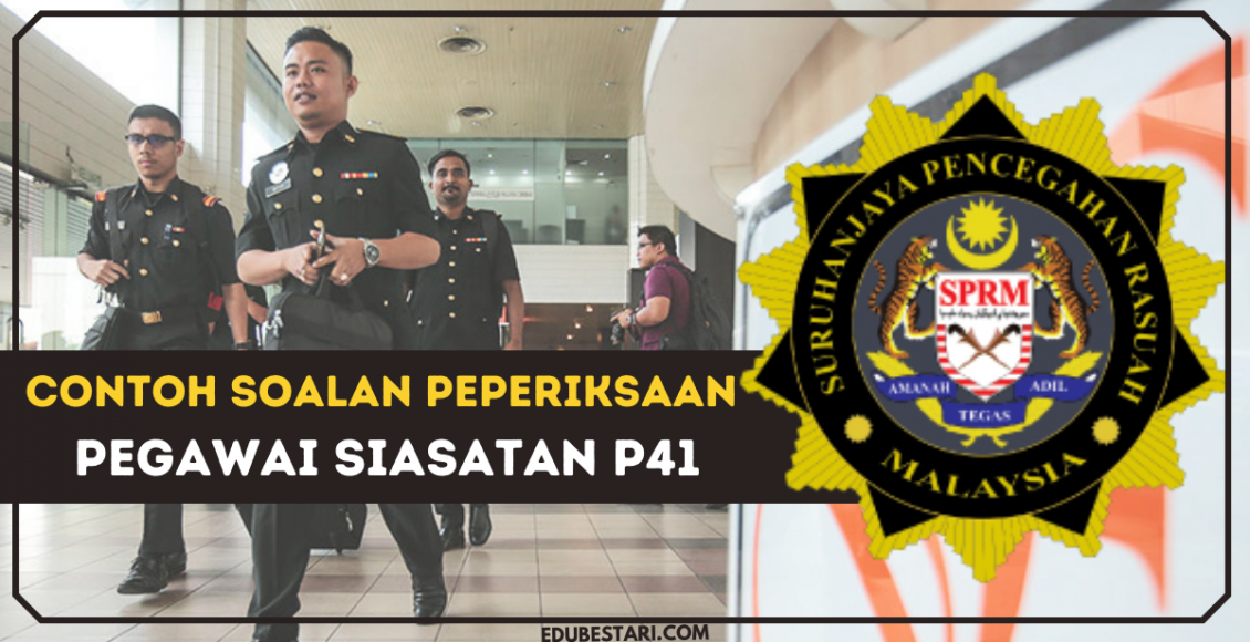Contoh Soalan Peperiksaan Pegawai Siasatan P41