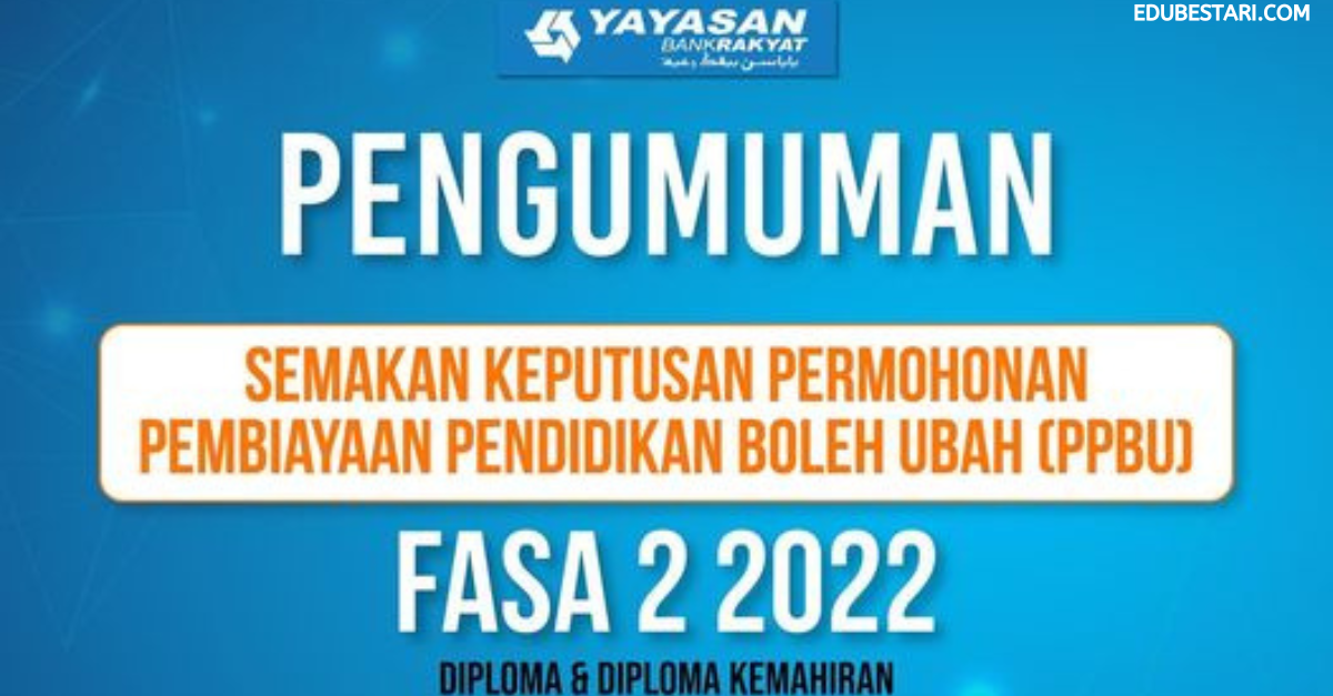 Semakan Keputusan Permohonan Pembiayaan Pendidikan Boleh Ubah Ppbu