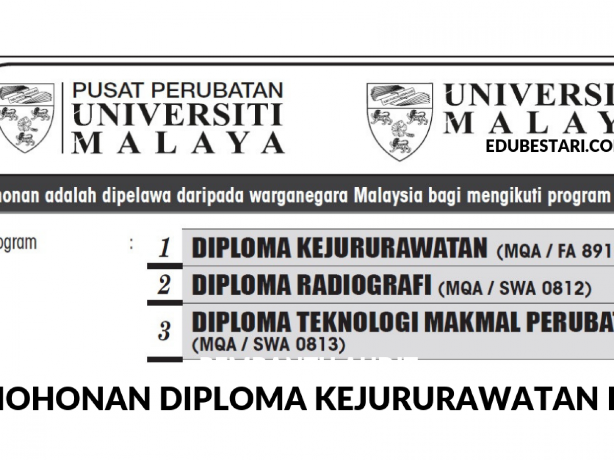 Universiti malaya permohonan Permohonan Universiti