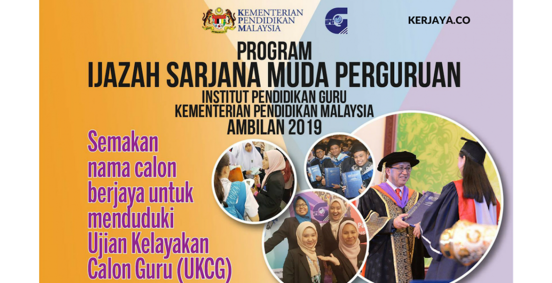 Semakan Ujian Kelayakan Calon Guru (UKCG) IPG