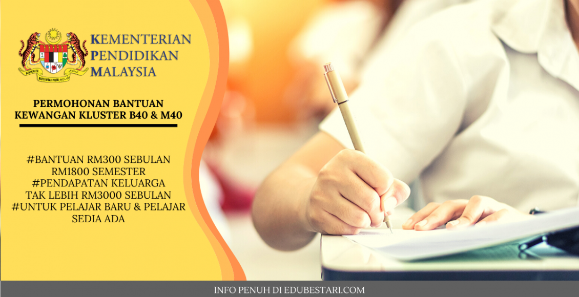 Permohonan Bantuan Kewangan Bagi Kluster B40 & M40