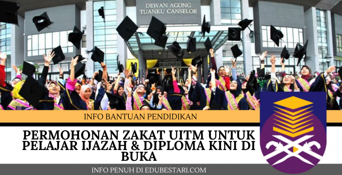 Permohonan Zakat UiTM Untuk Pelajar Ijazah & Diploma Kini Di Buka