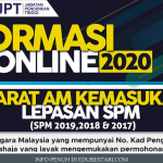 Syarat Am Kemasukan Upu Lepasan Spm Sesi 2020 Untuk Pelajar Lepasan Spm 2019 2018 2017 Edu Bestari