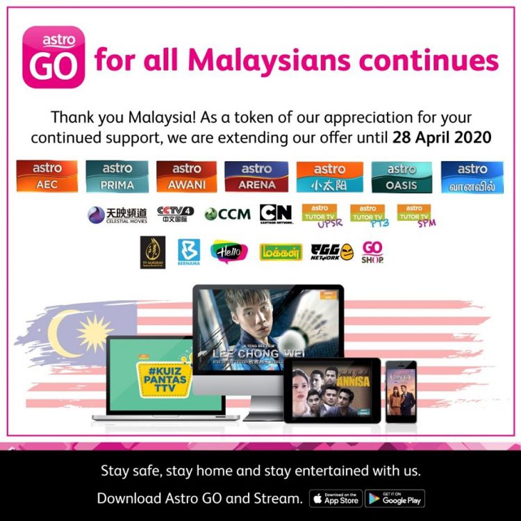 Siaran Astro Go Percuma Untuk Semua Rakyat Malaysia Bukan Pelanggan Astro Sehingga Pkp Berakhir Edu Bestari