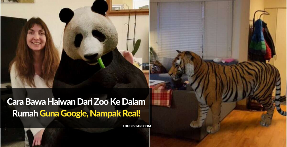 Cara Bawa Haiwan Dari Zoo Ke Dalam Rumah Guna Google, Nampak Real!