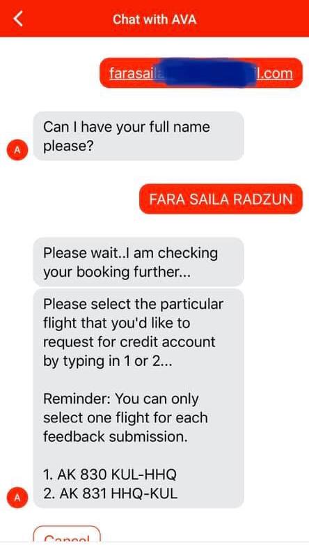 Cara Minta Kredit Refund Air Asia Untuk Tunda Penerbangan Anda