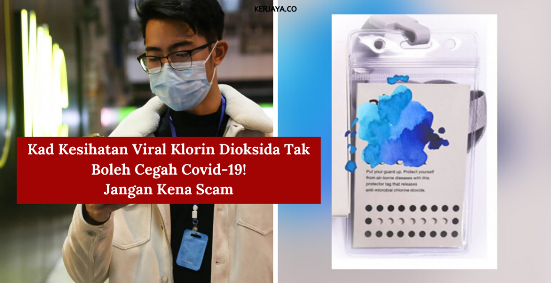 Kad Kesihatan Viral Klorin Dioksida Tak Boleh Cegah Covid-19
