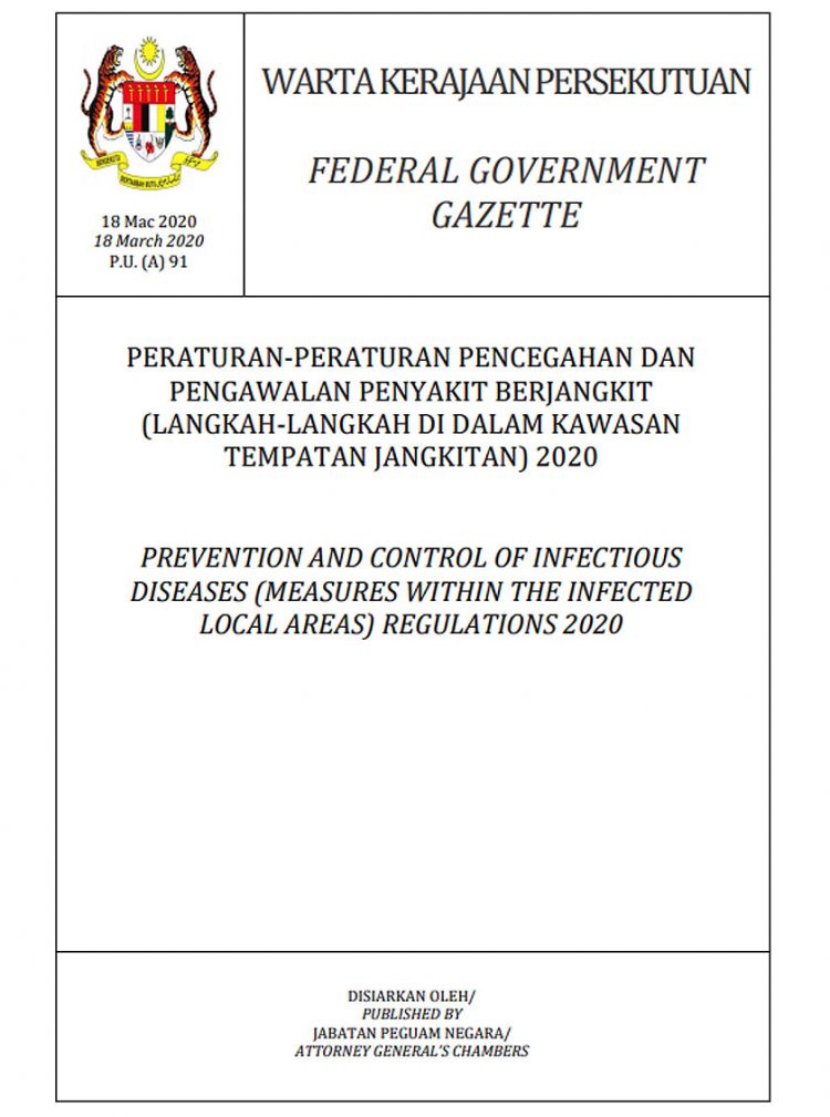 Perintah Kawalan Pergerakan Digazet