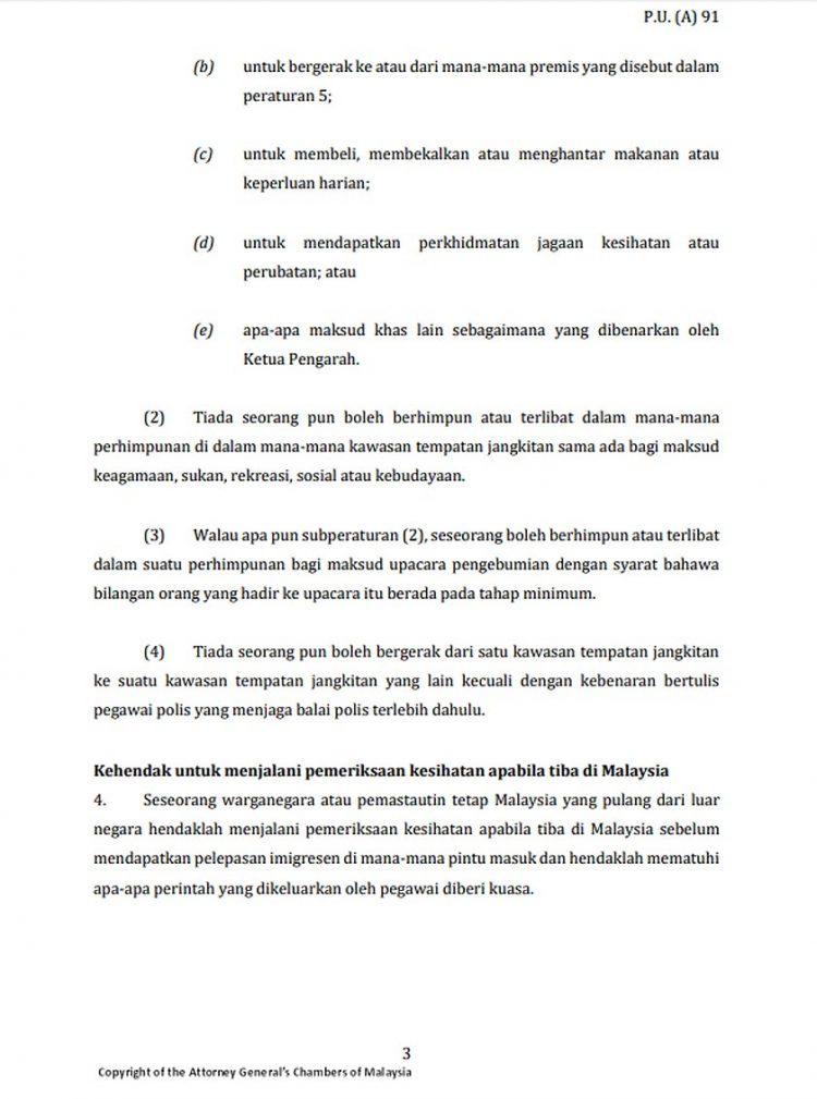 Perintah Kawalan Pergerakan Digazet