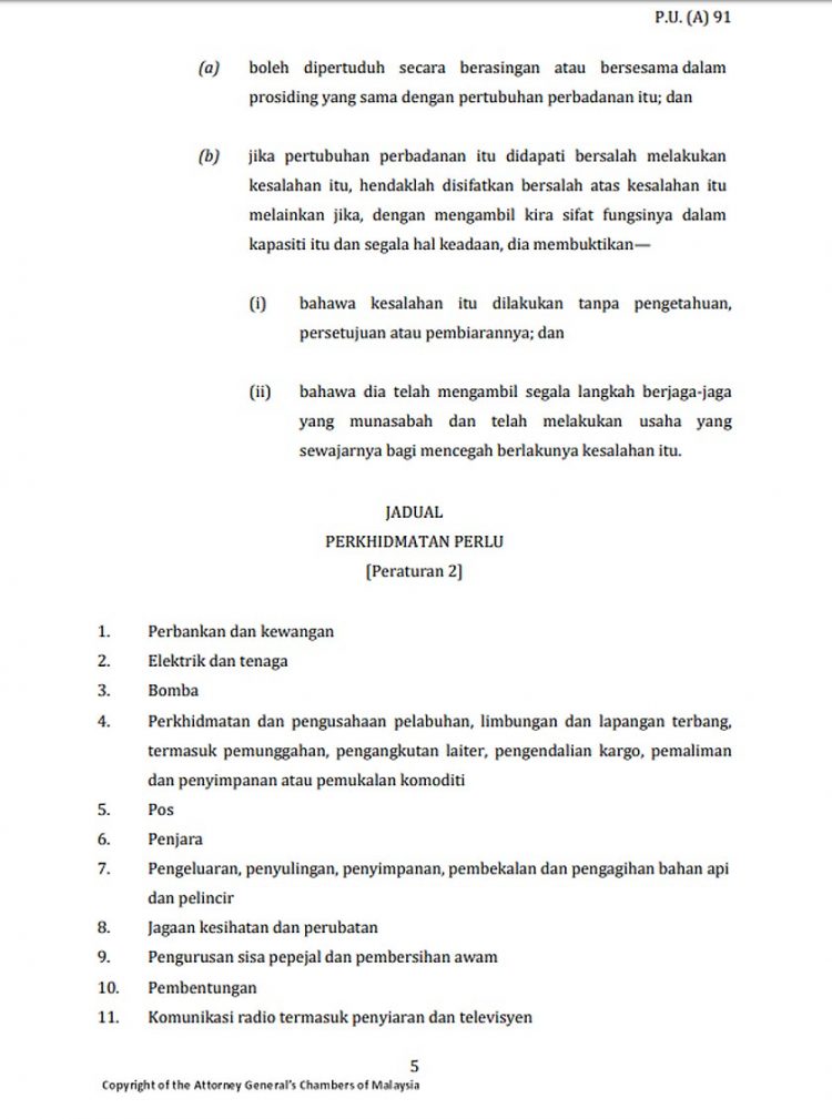 Perintah Kawalan Pergerakan Digazet