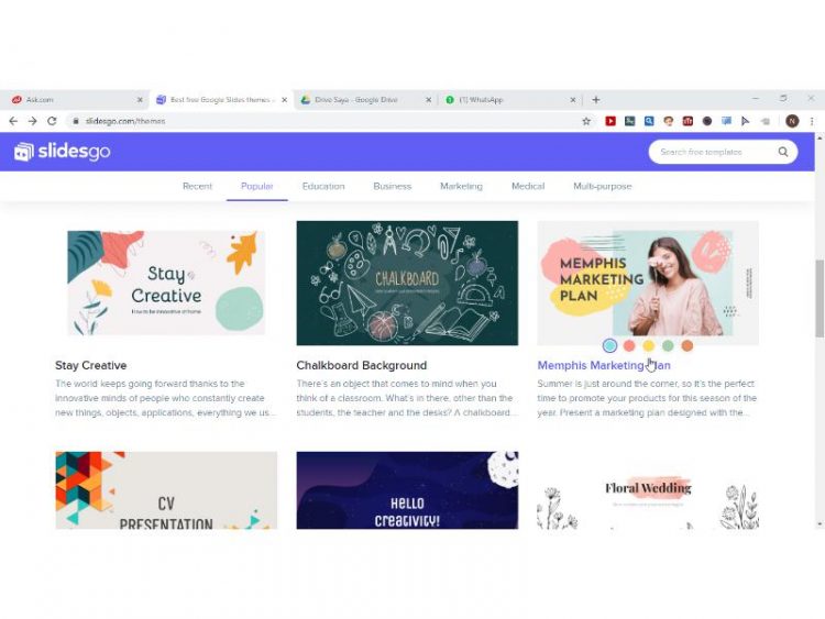 Bosan Asyik Guna Template Powerpoint Yang Sama, Ini Cara Download Template Powerpoint Yang Menarik & Aesthetic