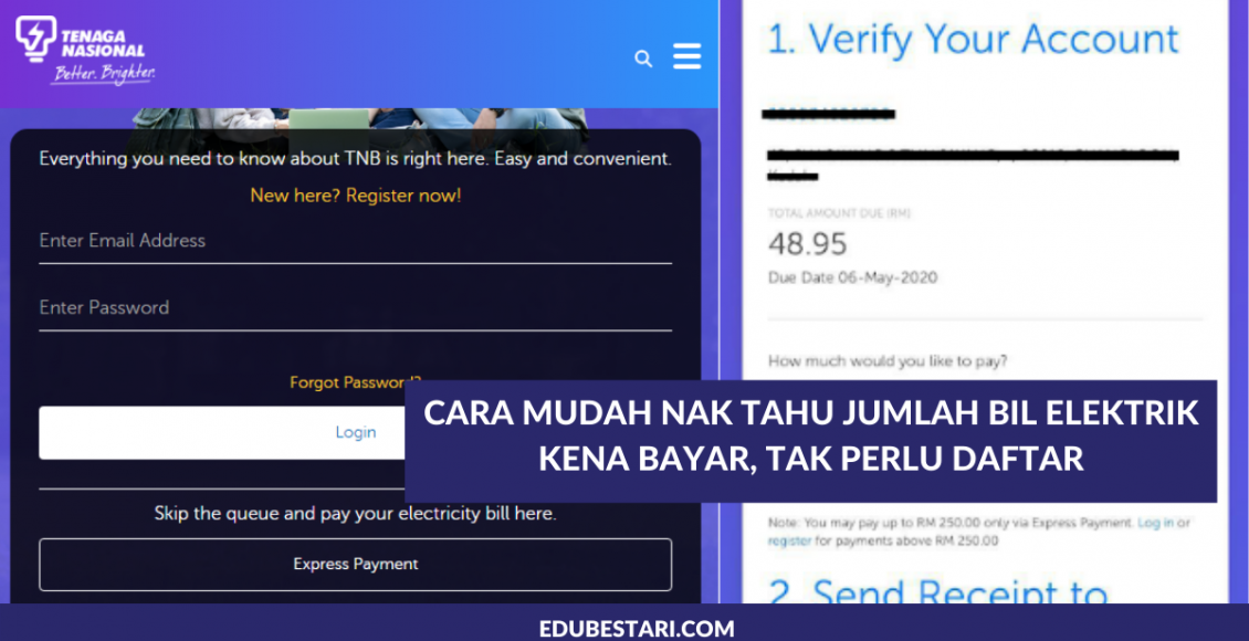 Cara Mudah Nak Tahu Jumlah Bil Elektrik Kena Bayar, Tak Perlu Daftar