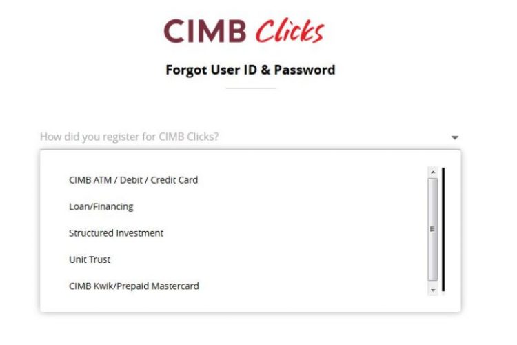 Cara Reset Password Cimb Clicks Edu Bestari