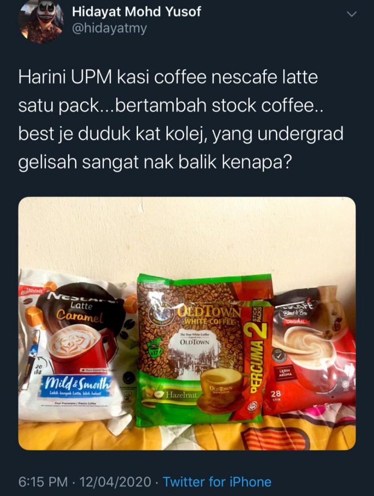 Menarik! Para Pelajar Dari Pelbagai IPT Kongsikan Keadaan Semasa Sepanjang PKP Di Institut Masing-Masing