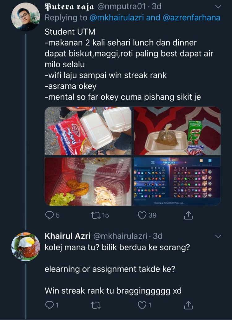 Menarik! Para Pelajar Dari Pelbagai IPT Kongsikan Keadaan Semasa Sepanjang PKP Di Institut Masing-Masing