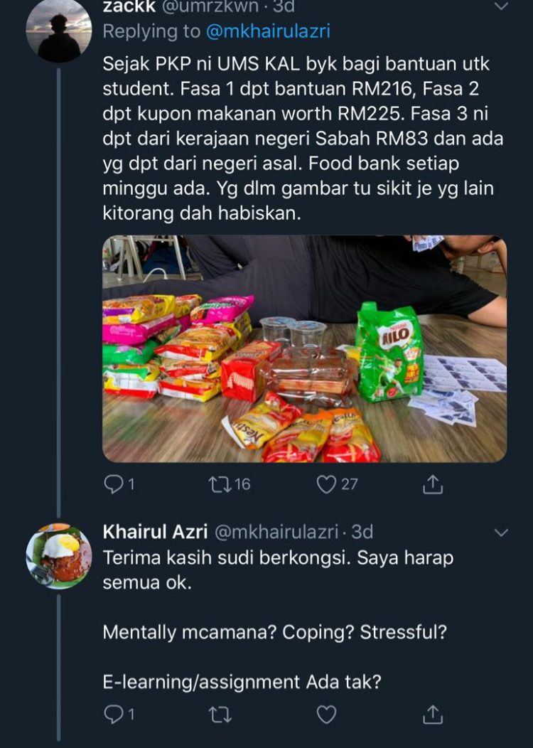 Menarik! Para Pelajar Dari Pelbagai IPT Kongsikan Keadaan Semasa Sepanjang PKP Di Institut Masing-Masing