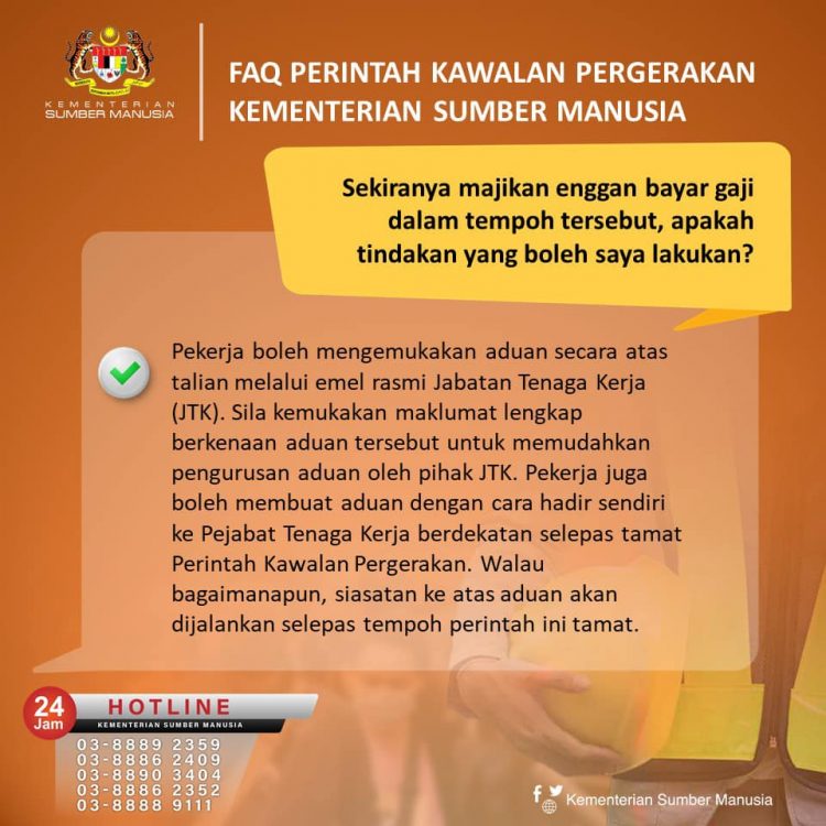 Pekerja Swasta. Bekerja Dalam Fasa Kedua PKP 1-14 April, Adakah Perlu Majikan Bayar Gaji Baca Ni