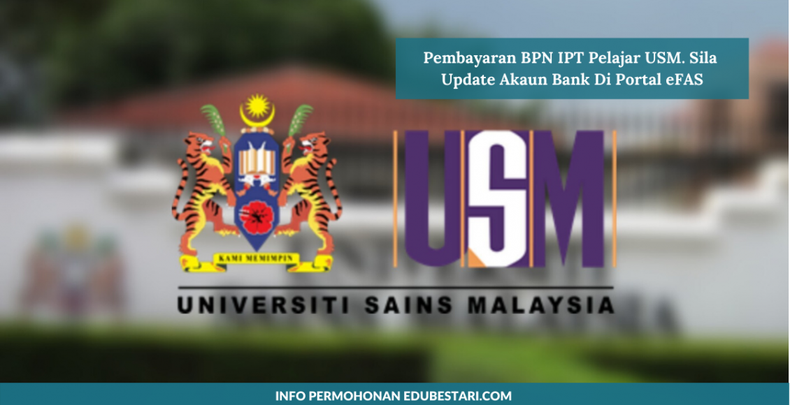 Update Akaun Bank Di Portal eFAS