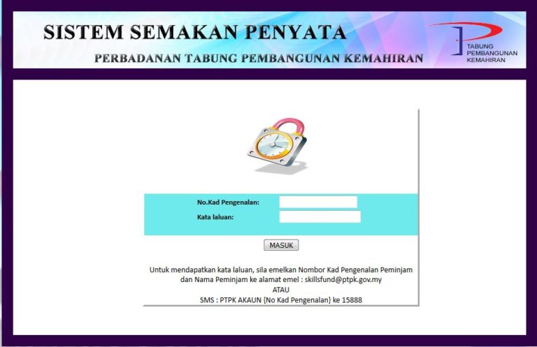 Semak Baki Pinjaman PTPK Online - Edu Bestari