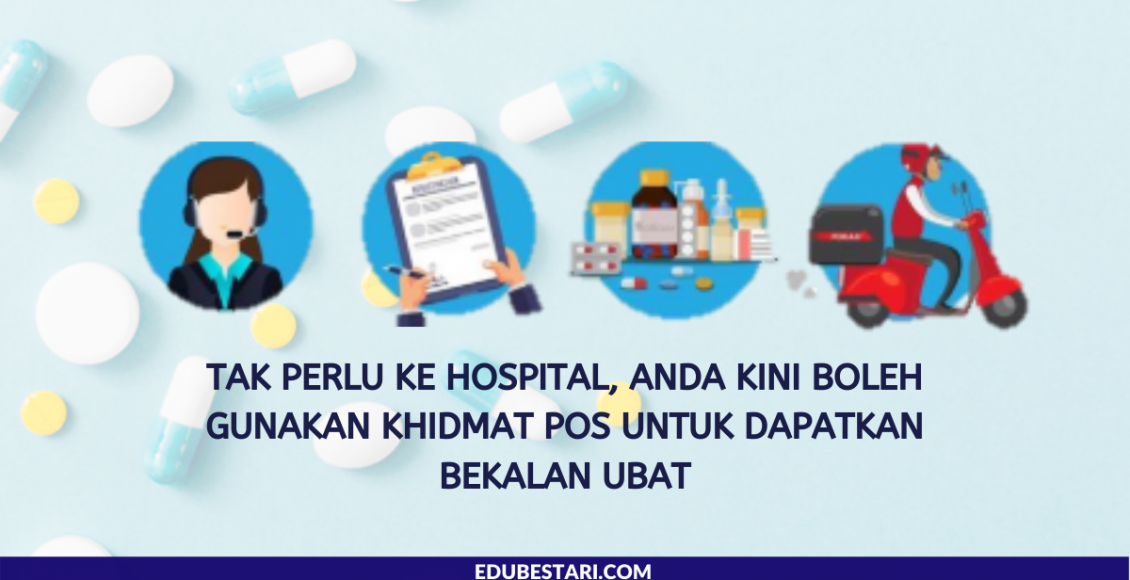 Tak Perlu Ke Hospital, Anda Kini Boleh Gunakan Khidmat Pos Untuk Dapatkan Bekalan Ubat