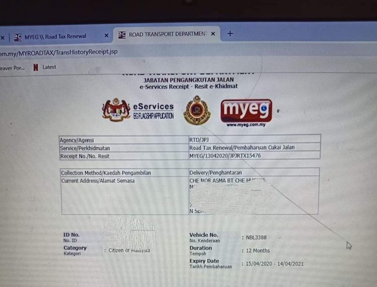 Untuk Mak-mak Sahaja. Nak Renew Roadtax & Insuran Secara Mudah. Follow Langkah Ini