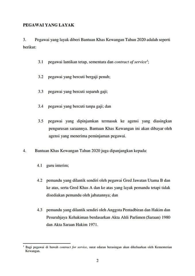 Bayaran Khas RM500 Penjawat Awam, Ini Senarai Penjawat Awam Yang Layak Terima Bantuan Berdasarkan Pekeliling JPA