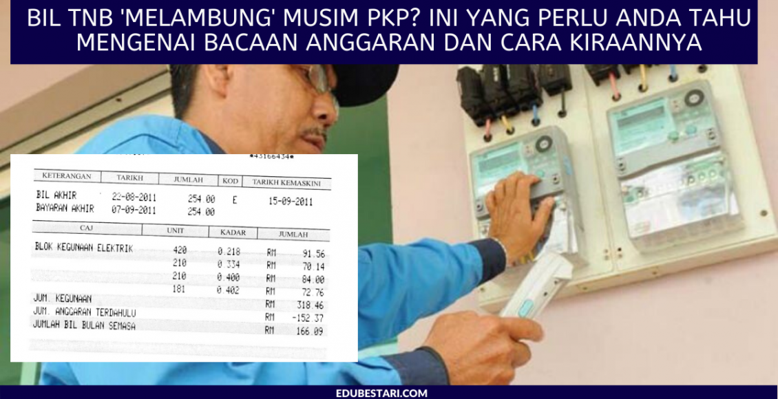 Bil TNB 'Melambung' Musim PKP? Ini Yang Perlu Anda Tahu Mengenai Bacaan Anggaran Dan Cara Kiraannya