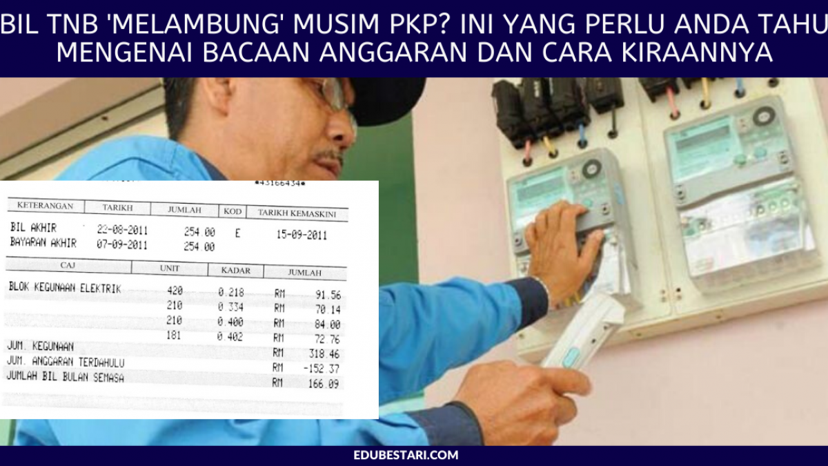 Bil Tnb Melambung Musim Pkp Ini Yang Perlu Anda Tahu Mengenai Bacaan Anggaran Dan Cara Kiraannya Edu Bestari