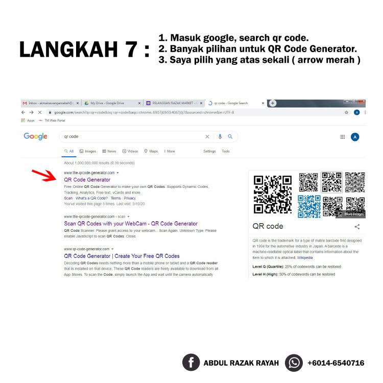 Cara Paling Mudah Buat QR Code Link Terus Ke Google Form