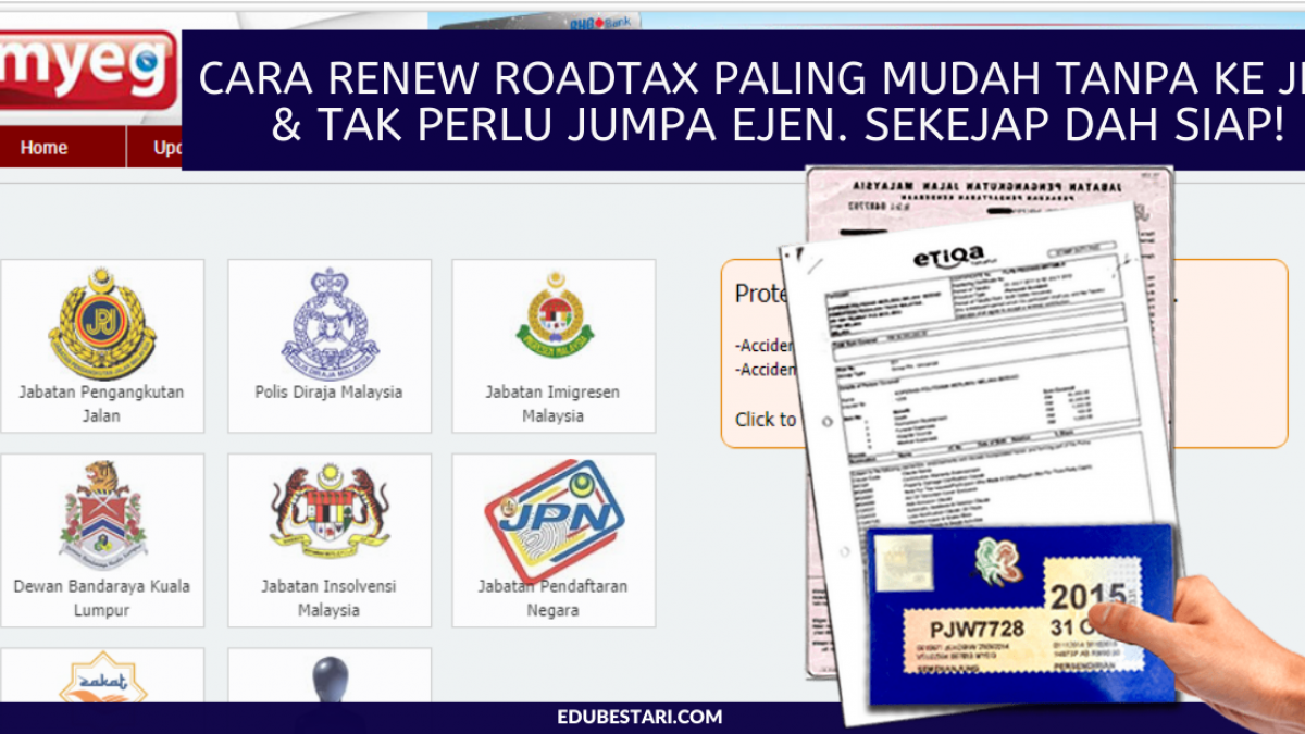 Jpj online renew road tax