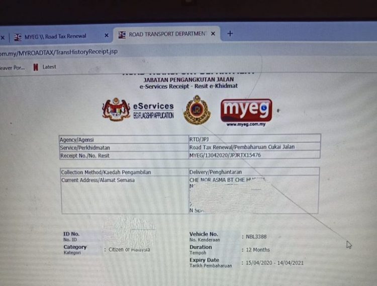 Cara Renew Roadtax Paling Mudah Tanpa Ke JPJ & Tak Perlu Jumpa Ejen. Sekejap Dah Siap!