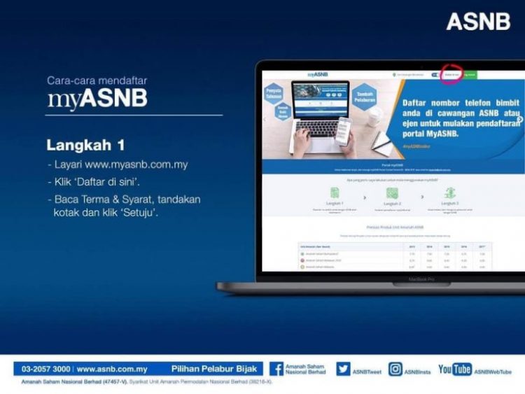 MyASNB. Panduan Pendaftaran, Pengeluaran ASB Online, Semakan Baki & Dividen