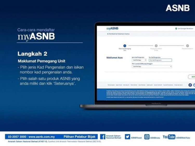 MyASNB. Panduan Pendaftaran, Pengeluaran ASB Online, Semakan Baki & Dividen