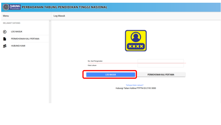 PTPTN Login. Pendaftaran Permohonan Pinjaman PTPTN
