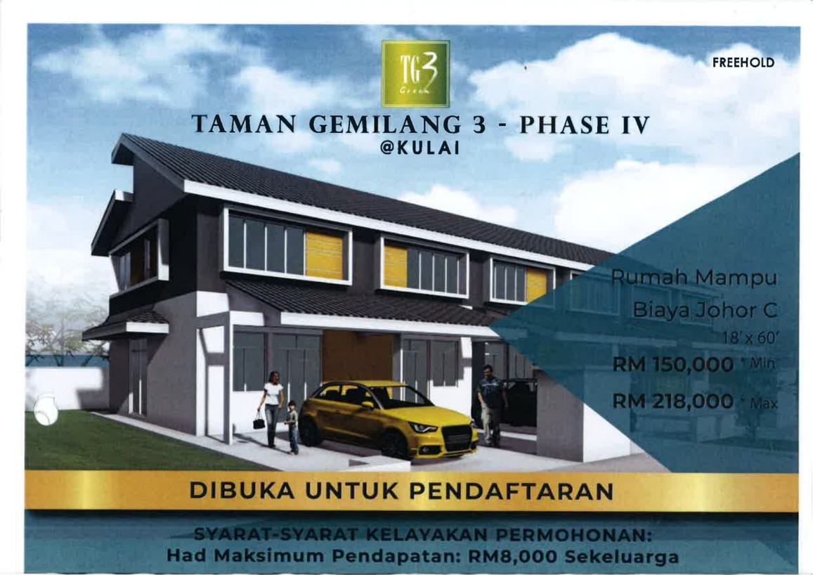 Mohon Rumah Mampu Milik Johor Syarat Kelayakan & Permohonan Online