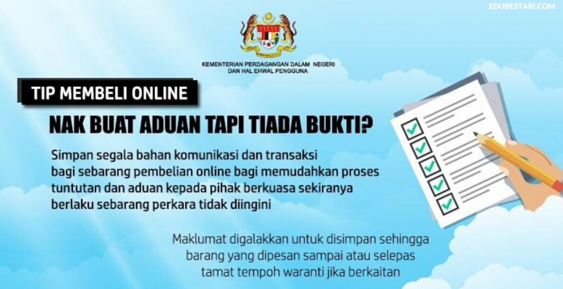 KPDNHEP Kongsikan Cara Buat Aduan Dan Tuntutan Jika Ditipu Pembelian Online