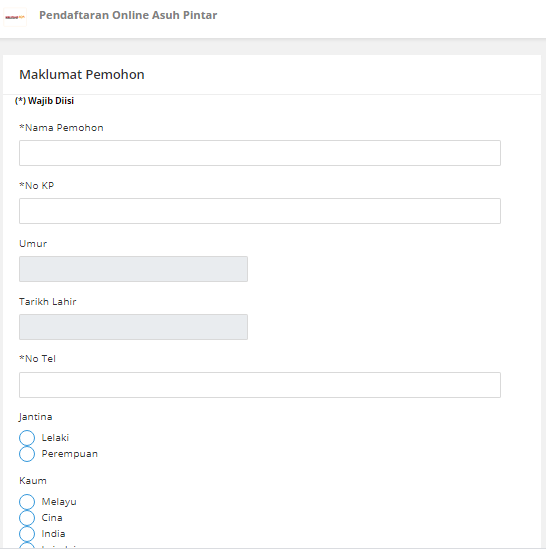 Mohon Skim Bantuan Asuhan Anakku Pintar, Terima RM100 Setiap Bulan Untuk Yuran TASKA