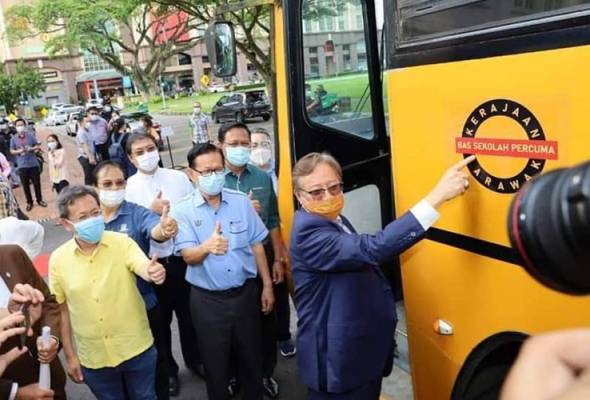 Program Perkhidmatan Bas Sekolah Percuma Kerajaan Sarawak