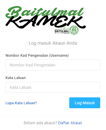 Cara Mohon Tabung Bantuan Baitumal Sarawak KAMEK